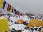 Záznam lavíny v základnom tábore na Mt. Everest