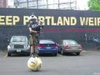 Ohnivý gajdista z Portlandu zahral znelku zo Star wars
