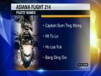 Mená pilotov havarovaného lietadla spoločnosti Asiana