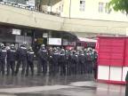 Bratislavská hlavná stanica je plná policajných ťažkoodenc