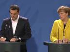 Tlačovka Tsiprasa a Merkelovej (paródia)