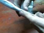 Výroba noža zo starého pilového kotuča