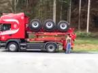 Špeciálny náves na transport dreva (Švajčiarsko)