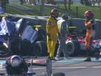 Pozrite si skupinovú haváriu na záverečných pretekoch GP2