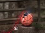 Basketbalka pod tlakom (slow motion)