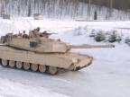 Mariňácka driftovačka na tankoch M1A1 (Nórsko)