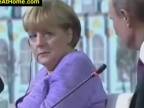 Putin zosmiešnil Merkelovú