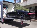 Doručenie Bugatti Chiron do predajne v Monaku