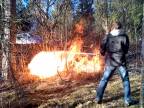 Hasiaci prístroj premenil na plameňomet (Fínsko)