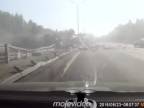 Keď praskne cisterne pneumatika na diaľnici (Ukrajina)