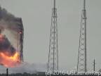 Explózia americkej rakety Falcon 9