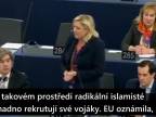 Marine Le Pen - kritický prejav v EP