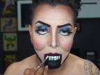 Inšpirácia na halloweensky makeup - Bábka