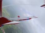 Akrobatické lietanie ruskej skupiny Striži