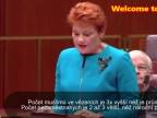 Projev Pauline Hanson v Australském senátu na téma Islámu