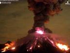Prebudila sa mexická sopka Colima