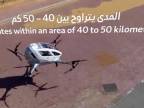 Domov z práce s dronom - Ehang184 Drone Taxi (Dubaj)