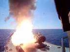 Ruský útok raketami Kaliber na pozície IS v Sýrii