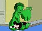 Hulk vs Mickey Mouse