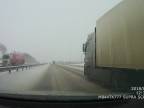 150 km/h na diaľnici po snehu (Rusko)