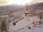 Snehom zaviate krásy slovenskej prírody z drona