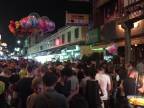 Nočný život na ulici Khao San (Bangkok)