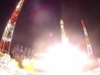 Štart Ruskej kozmickej rakety Sojuz-2.1v