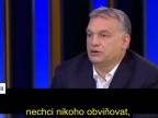 Viktor Orbán v předvolebním TV rozhovoru o levici