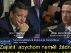 Republikánský senátor Ted Cruz vs. Zuckerberg - cenzura Facebook