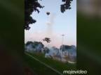 Bláznivý pyrotechnik si prenajal balón (Brazília)