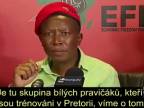 Jihoafrický Julius Malema reagoval na tweety Donalda Trumpa