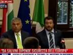 Matteo Salvini a Viktor Orbán v Miláně o imigraci