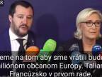 Salvini,Le Pen: Nepriatelia Európy sú zabednení v bunkri Bruseli