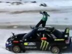 Subaru vs. snowboard