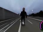 Viac ako 40 km/h na monocykli (cestný lišaj)