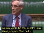 Konzervativec John Redwood v britském parlamentu o Brexitu