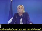 Projev Marine Le Penové ke globálnímu paktu