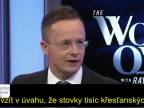 Peter Szijjártó - rozhovor o zahraniční politice Maďarska