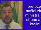 Matteo Salvini naložil Emmanuelovi Macronovi