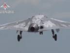 Prvý let ruského stealth dronu Suchoj Ochotnik