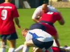 Spoznávame rugby Ruck +tackle skladka + útočne obrane situácie