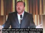 Ricky Gervais na Golden Globes