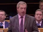 Nigel Farage - vůdce Brexit Party - se loučí s Evropskou unií