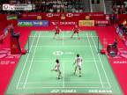 Krásny súboj počas majstrovstiev Indonézie v badmintone