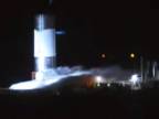 Výbuch prototypu SN1 vesmírnej lode Starship (Space X)