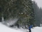Pád na lyžiach