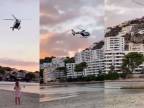 Turistov na malorskej pláži musia odháňať helikoptérou