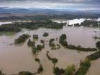 Povodně na Moravě 15. října 2020 z ptačí perspektivy