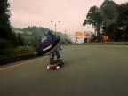 Kolumbijské skateboardové cestné šialenstvo