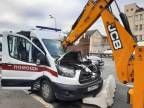 Šofér záchranky nedával pozor (Moskva)